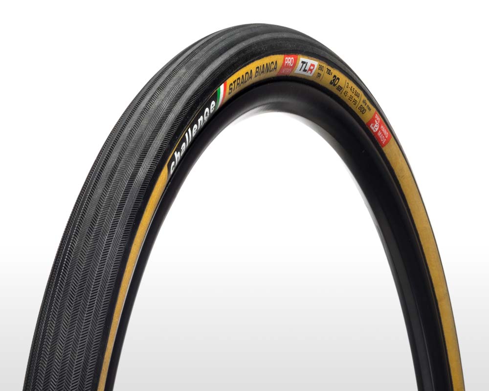 gravel tires for road bikes Challenge Strada Bianca Pro TLR Black/Tan